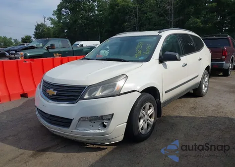 2015 Chevrolet Traverse Ls из США, поврежденный, VIN 1GNKRFED0FJ252161